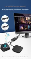 Brandneuer HDTV zu VGA 1080P Video-Adapter mit 3,5mm Audio-Stromanschluss Kundenspezifisches OEM für Laptop PC TV-Box Desktop-Projektor