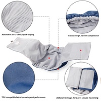 Culotte Physiologique Lavable et Réutilisable pour Chienne, Protection contre l'Estrohe, Usage Quotidien, Lot Familial