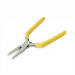 Kit de Pinzas de Punta Plana para Joyería, con Doble Resorte de Acero Inoxidable, 14 cm, de Sigal Medco - Product Image 1