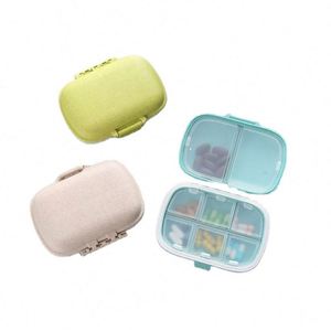 Boîtes à médicaments de voyage portables avec logo personnalisé, en plastique épais, organiseur hebdomadaire, étuis de rangement robustes, conteneur à pilules - Product Image 1