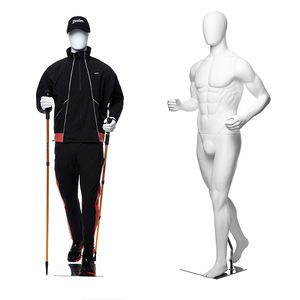 Maniquíes masculinos blancos <span class=keywords><strong>de</strong></span> <span class=keywords><strong>postura</strong></span> <span class=keywords><strong>de</strong></span> senderismo <span class=keywords><strong>de</strong></span> plástico para exhibición <span class=keywords><strong>de</strong></span> ventana maniquíes masculinos <span class=keywords><strong>de</strong></span> cuerpo completo para exhibición <span class=keywords><strong>de</strong></span> ropa - Product Image 2