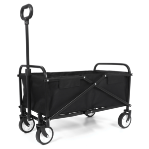 Chariot de plage pliable portable, chariot utilitaire de camping, chariot de jardin en métal, chariot à main, chariot extérieur avec structure de plateforme - Product Image 5