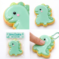 Jouet Squishy en Silicone en Forme d'Aliments (Fruits, Desserts) à Remontée Lente, Anti-Stress, Jouets à Presser, Vente en Gros OEM, Cadeau Promotionnel pour Fêtes