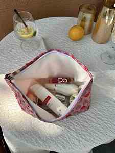 Échantillon Gratuit Vente Directe Usine Sac à Fermeture Éclair Lisse Sac en Toile Personnalisé avec Logo pour Trousse de Maquillage Doux et Personnalisable - Product Image 4