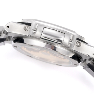 Montre mécanique hautement reconnaissable pour cadeau de Noël, bracelet en acier inoxydable, cadran multifonction avec phases de lune et calendrier, couleur marron - Product Image 3
