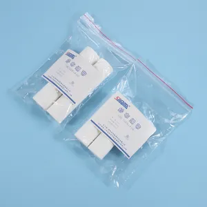 Medicazione in cotone sintetico bianco da 2 pollici z fold bendaggio medico compresso in garza e benda in garza