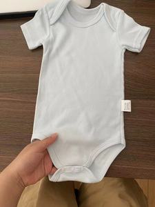 हॉट सेल सननोज़ी बेबी बॉडीसूट 100% कपास खाली बच्चे के कपड़े छोटे आस्तीन बच्चे की थोक उच्च गुणवत्ता - Product Image 2