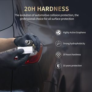 Kit de detailing automobile avancé avec revêtement céramique au graphène 70ml pour voitures, protection longue durée 10 ans+, ultra brillant, entretien automobile - Product Image 4
