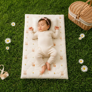 Colchón para Cuna de Bebé VINABEDDING, Venta al Por Mayor, OEM, OEKO-TEX, Tela de Microfibra Acolchada, Estampado Animal, Moderno, Multiusos - Product Image 4