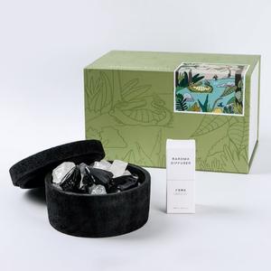 Домашний Аромат Освежитель Воздуха лавовый камень цемент банка ароматерапия натуральный камень кристалл диффузор ароматерапия - Product Image 3