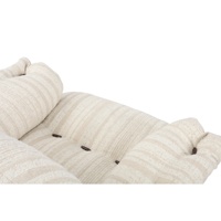 Fauteuil de salon moderne et minimaliste, design de designer, en tissu rembourré, pour la maison et l'hôtel