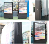 Écran extérieur LED panneau publicitaire Mupi LED totem cadre en aluminium mupi LED affichage