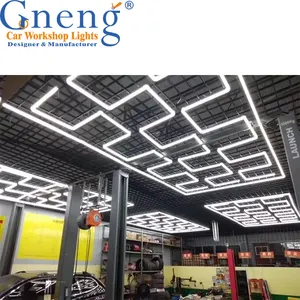 Fábrica De Alumínio Trabalhando Luz S Forma Ginásio Carro Oficina Detalhando Supermercado Luzes De Néon