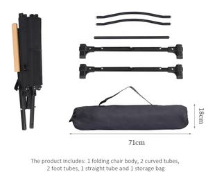 Chaise pliante de camping Kermit robuste et portable en alliage d'aluminium amovible pour l'extérieur 2023 - Product Image 6