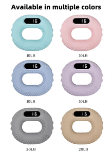 Anillo de Silicona Suave Portátil de Alta Calidad, Novedoso Equipo de Entrenamiento de Fuerza para Brazos, Círculo de Ejercicio con Contador, Agarrador de Mano - Product Image 6