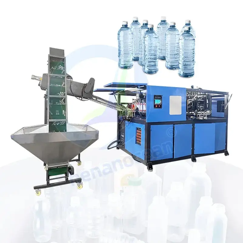 Hoge Snelheid Voorvorm Automatische Plastic Container Mineraal Water Fles Inflatione Fles Blaasmachine Voor Verkoop