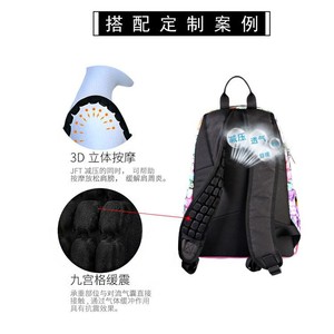 Tactical Shoulder <b>Pads</b> With Air <b>Cushion</b> Support Breathable Spinal Protection For Backpacks Sports Outdoor Use - Product Image 4