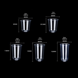 Vasos <span class=keywords><strong>de</strong></span> Plástico Transparentes para Batidos y Smoothies con Tapas, Personalizados con Logotipo, <span class=keywords><strong>de</strong></span> PET - Product Image 4