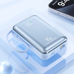 Batería Externa Portátil Mini con Logotipo Personalizado, Carga Rápida Pd45w, Pantalla Digital, <span class=keywords><strong>Mi</strong></span> Power Bank de 20000 mAh con Carga Rápida - Product Image 3