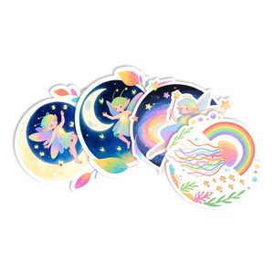 Pegatinas troqueladas de estilo de dibujos animados bonitos personalizadas, pegatinas de vinilo DIY resistentes a los rayos UV para decoración de ventana y puerta de coche - Product Image 2