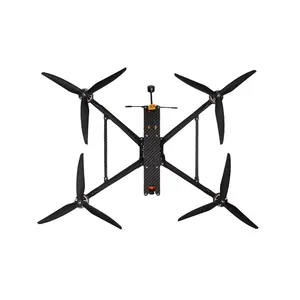 Werden Sie Lieferant 7 Zoll/9 Zoll/10 Zoll FPV-Drohne 20 km Flugreichweite 1,5 ~ 5 kg Nutzlast GPS-Positionierungsfunktion Nachtsichtkamera