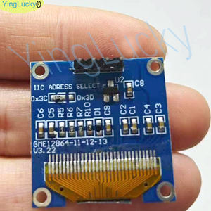 โมดูลสื่อสารจอ OLED ขนาดเล็ก0.96นิ้วโมดูลจอแสดงผล OLED 128X64 0led LED โมดูลแสดงผลเหมาะสำหรับการแสดงผลราสเบอร์รี่ <span class=keywords><strong>Pi</strong></span> - Product Image 3