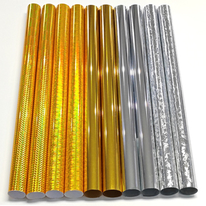 <span class=keywords><strong>Rouleau</strong></span> de vinyle auto-adhésif holographique chromé argent/or pour impression jet d'encre/éco-solvant/UV/latex en gros - Product Image 1