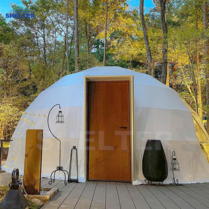 Igloo à boule ronde Geodomes Geodesique Resort Hotel Geometric <span class=keywords><strong>Geo</strong></span> Glamping Geodesic Dome Homestay House Sphere Hemisphere Tent - Product Image 5