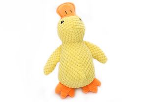 Giocattolo morbido <span class=keywords><strong>cane</strong></span> di lusso <span class=keywords><strong>cane</strong></span> che mastica divertente cucciolo giocattoli di peluche personalizzato anatra cigolante <span class=keywords><strong>cane</strong></span> peluche giocattoli - Product Image 2