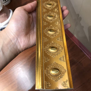 Moldura de madeira decorativa, moldura dourada para imagem - Product Image 6