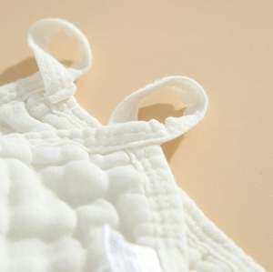 Toalla Cuadrada de Algodón Puro Bordada para Bebé, Toalla de Baño de 6 Capas con Dibujos Animados de Animales - Product Image 5