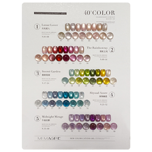 AILANUO 40 Colors HEMA FREE Cateye UV <b>Nails</b> Gel Collection 15 ML OEM Custom Bottle Private Label Cat Eye Gel Polish <b>Set</b> - Product Image 5