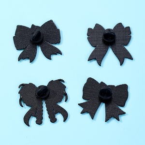 Pin Enamel Halloween Berlapis Epoksi dari Paduan Seng - Ornamen Seram Estetika Gotik Gelap & Pita Unik, Lencana Koleksi Mode yang Unik - Product Image 3