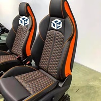 Sièges baquet de luxe sport racing pour voiture, avec panneau en fibre de carbone personnalisé et revêtement en cuir, version améliorée RS pour Audi A3 A4 A5 A6 A7 Q3 Q5