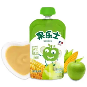 Напечатанный по индивидуальному заказу сжимающий напиток для детского питания BPA бесплатная многоразовая пищевая эко пластиковая упаковка мешочек для нолика