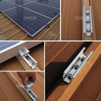UISOLAR Rail Mini en Aluminium pour Structure Solaire, Installation Facile, Rail Structurel en Aluminium