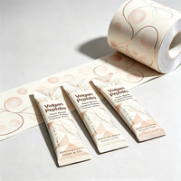 Sachet de poudre protéinée végétale vegan sur mesure avec impression en gravure, emballage écologique et recyclable