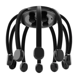 Masseur de tête électrique vibrant intelligent rechargeable à 8 têtes automatiques, outil de <span class=keywords><strong>massage</strong></span> vibrant en forme de pieuvre pour le cuir chevelu - Product Image 5