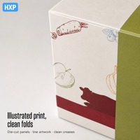 Boîte en carton pliable personnalisée pour l'emballage des aliments pour animaux de compagnie avec impression en couleur intégrale