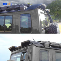 Aileron de toit arrière 4X4 Offroad pour Suzuki Jimny Jb74 Jb64 2019-2025 Abs Noir Spoilers de coffre arrière Accessoires