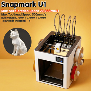 Impresora 3D Snapmaker U1, Automática, Industrial, de Alta Velocidad, Multicolor, de <span class=keywords><strong>Escritorio</strong></span>, para el Hogar, FDM, la <span class=keywords><strong>Mejor</strong></span> Impresora 3D Profesional - Product Image 1