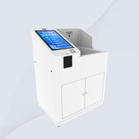 Mesin Pembayaran Mandiri UHF RFID dengan Layar Sentuh 21,5 Inci, Android 12, Printer Barcode 2D untuk Toko Ritel Pakaian, Bahan ABS