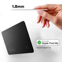 Pelacak GPS Nirkabel Ultra-Tipis OEM ODM dengan Pengisian Daya Magnetis dan NFC untuk Tag Anjing, Tas, Dompet - Layar OLED Baterai Lithium IOS