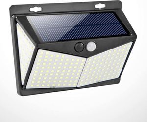 Luz Solar con Sensor para Exteriores, 208 LED Superbrillantes, Ángulo de 270°, Impermeable IP65, para Jardín - Product Image 3