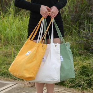 Nueva Bolsa de Lona de Pana Minimalista y Versátil, Moderna, con Gran Capacidad, Alta Calidad y Fácil Portabilidad - Product Image 3