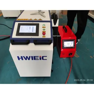 Xách tay kích thước nhỏ sợi thợ hàn laser 1.5KW 2kw 3KW hàn laser làm sạch máy cắt nhà máy bán hàng trực tiếp