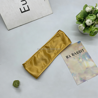 Bandeau de lavage du visage réutilisable PSH TP-1011 en flanelle absorbante avec logo brodé personnalisé, coloré, pour spa et cosmétiques