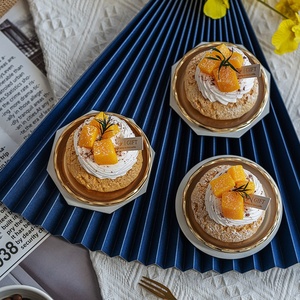 Modelo de Pastel Simulado para Instagram, Decoración para Mesa de Postres con Frutas y Crema, Accesorio para Fotografía de Alimentos, Semi-manual - Product Image 3