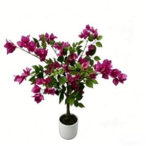 High Quality Real Touch <b>Artificial</b> Silk Bougainvillea <b>Trees</b> Durable Indoor Desktop Plants - Product Image 1
