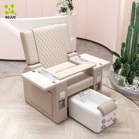 Fauteuil de massage manucure pédicure sans plomberie de luxe en gros avec massage du dos pour meubles de salon